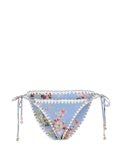 Zimmermann Awaken Floral Bikini Bottoms In Multi
