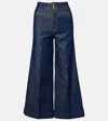 Zimmermann Awaken High-rise Flared Jeans In Multi