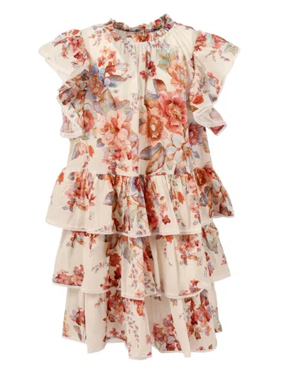 Zimmermann Awaken Kids Flutter Dress In Multi