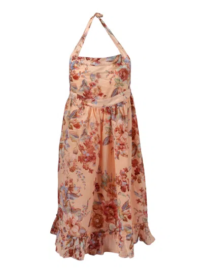 Zimmermann Zimmerman Awaken Kids Halter Dress In Multi