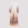 Zimmermann Awaken Plunge Maxi Dress With Separate Slip Clothing In Neutral