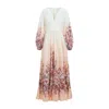 Zimmermann Awaken Plunge Maxi Dress Women In Neutral