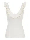 Zimmermann Awaken Ribbed Top In White