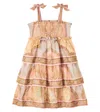 Zimmermann Awaken Kids Tiered Dress In Multi