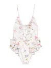 Zimmermann Lucky Printed Swimsuit In Multi