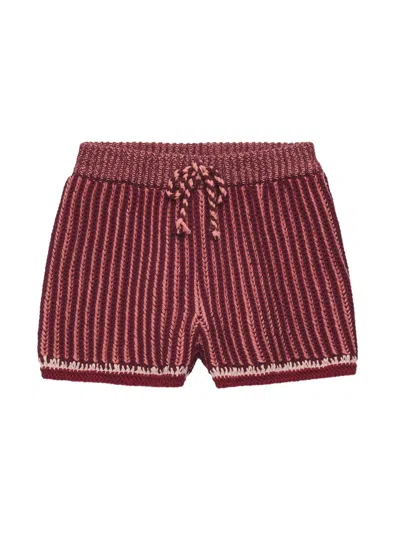 Zimmermann Kids' Baby Girl's, Little Girl's & Girl's Mahon Knit Shorts In Red