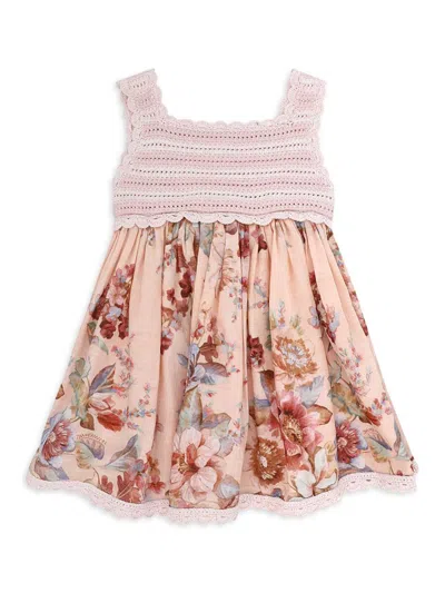 Zimmermann Baby's, Little Girl's & Girl's Awaken Crochet-trimmed Dress In Multi