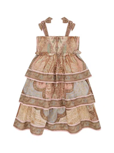 Zimmermann Baby's, Little Girl's & Girl's Awaken Tiered Dress In Multi