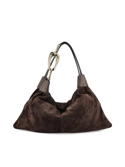 Zimmermann Trampoline Small Hobo Bag In Brown