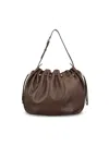 Zimmermann Halcyon Large Leather Bucket Bag In Brown