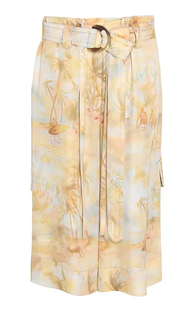 Zimmermann Balance Bermuda Short In Multi