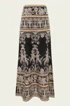 Zimmermann Balance Bias Skirt In Black Stamp