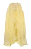 Zimmermann Balance Braided Billow Dress In Yellow