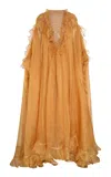 Zimmermann Balance Braided Gown In Tan