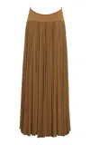 Zimmermann Balance Maxi Skirt In Brown