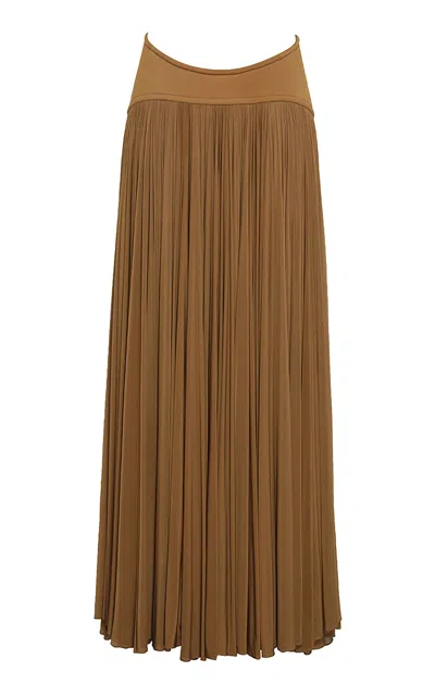 Zimmermann Balance Maxi Skirt In Brown