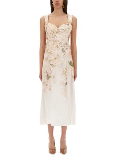 ZIMMERMANN BALANCE MIDI DRESS