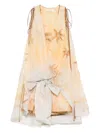 Zimmermann Balance Printed Linen-blend Mini Dress