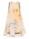 Zimmermann Balance Printed Linen-blend Mini Dress