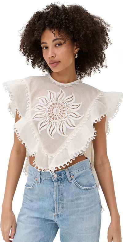Zimmermann Balance Waterfall Top Ivory