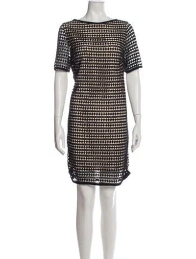 Pre-owned Zimmermann Bateau Neckline Mini Dress