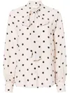 ZIMMERMANN BATWING POLKA DOT-PRINT SHIRT