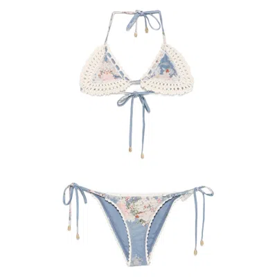 Zimmermann Beachwear Blue, Neutral