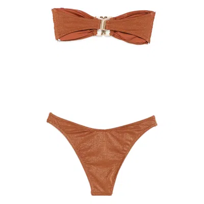ZIMMERMANN BEACHWEAR BROWN