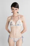Zimmermann Cascadian Crochet Swimsuit In Blue