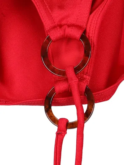 Zimmermann Beachwear In Red Polyamide