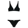Zimmermann Rhiannon Wire-front Two-piece Swimsuit In Black