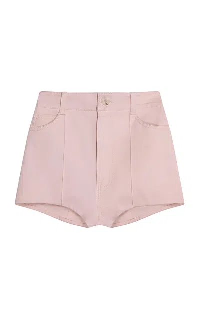 Zimmermann Becoming Drill Mini Cotton-blend Shorts In Multi