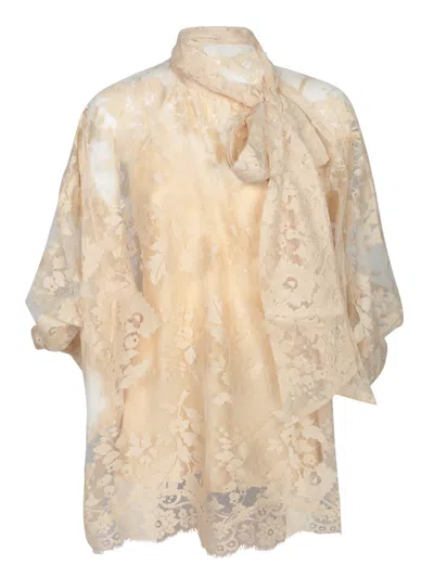 Zimmermann Beige Lace Blouse