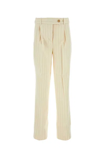 ZIMMERMANN BEIGE WIDE LEG PANT