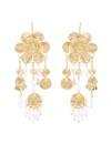 Zimmermann Bellis Chandeliers Earrings In Brown