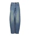 Zimmermann Denim Barrel Sketch Illustr In Blue