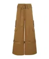 Zimmermann High-waisted Brown Wide-leg Trousers In Brown