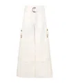 Zimmermann Belt-loop Overalls In White