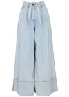 Zimmermann Illuminate Relaxed Flare Jean In Denim