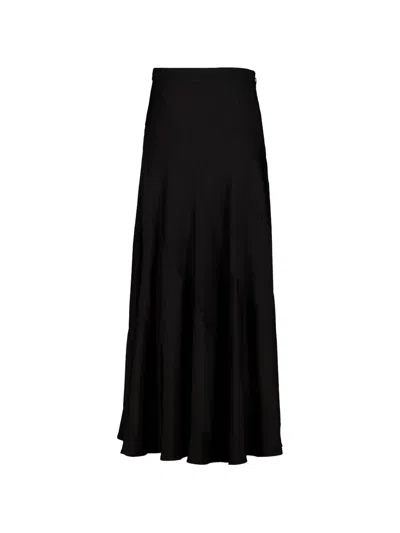 Zimmermann Bias-cut Midi Skirt In Black