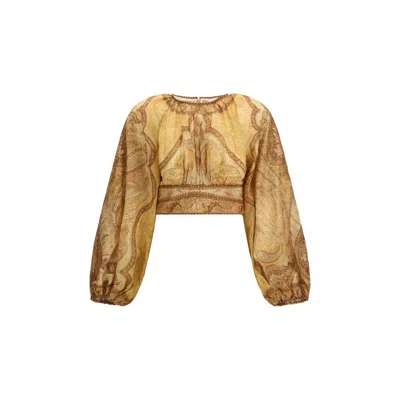 Zimmermann Bicolor Cotton Women's Blouse
