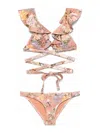 Zimmermann Bikini In Nude & Neutrals