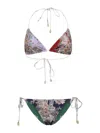Zimmermann Rhiannon Mini Tri Bikini In Multi