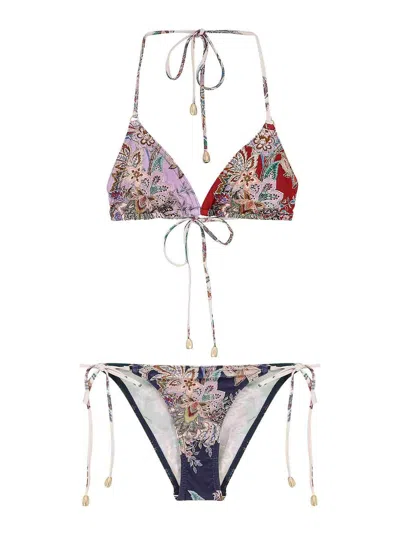 Zimmermann Bikini In Nylon Rhiannon