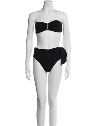 Pre-owned Zimmermann Bikini In Black