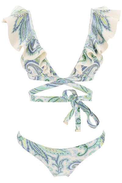 Zimmermann Bikini Costume In Blue