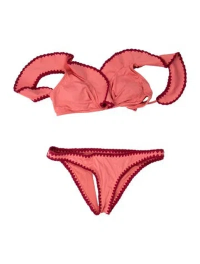Pre-owned Zimmermann Bikini In Pink