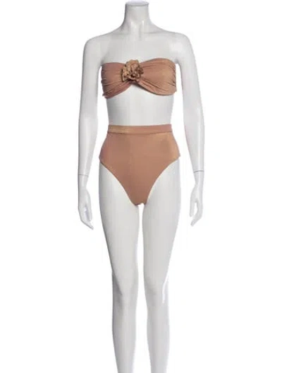 Pre-owned Zimmermann Bikini In Pink