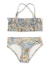 Zimmermann Bikini Shirred In Multi