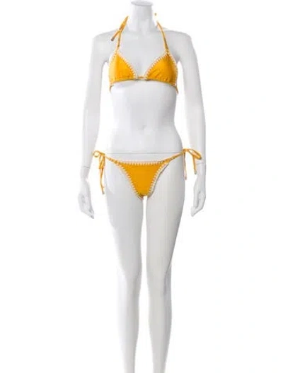 Pre-owned Zimmermann Bikini W/ Tags In Pink